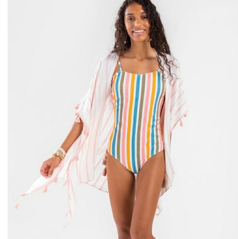 New women's boutique tassel kimono